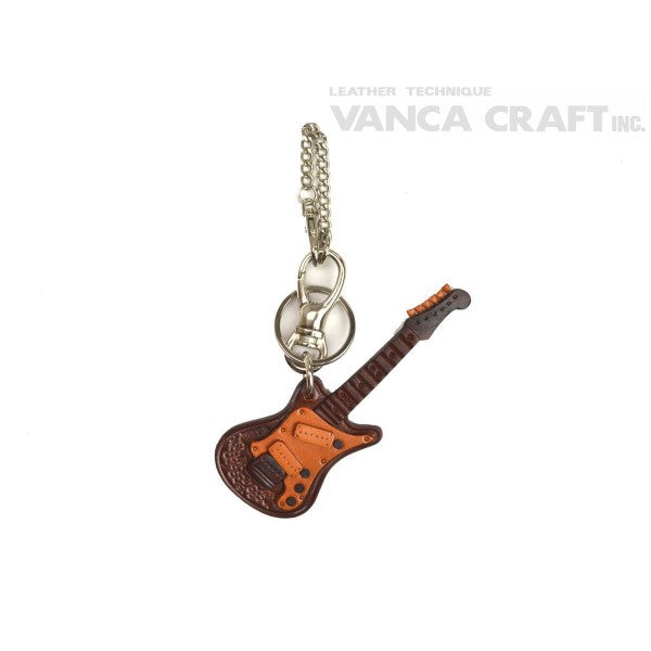 Electric Guitar Handmade Leather Goods/Bag Charm