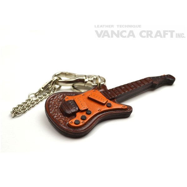 Electric Guitar Handmade Leather Goods/Bag Charm