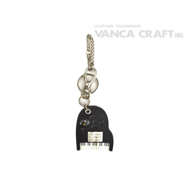 Piano Handmade Leather Goods/Bag Charm