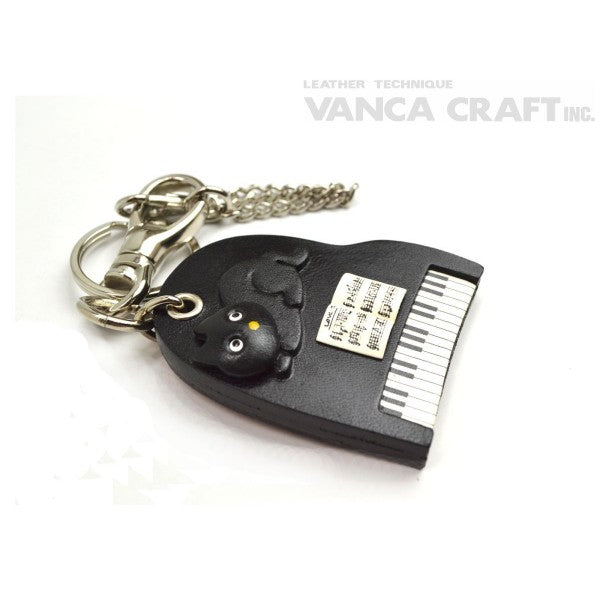 Piano Handmade Leather Goods/Bag Charm