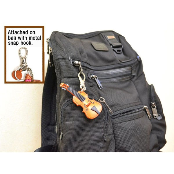 Violin Handmade Leather Goods/Bag Charm