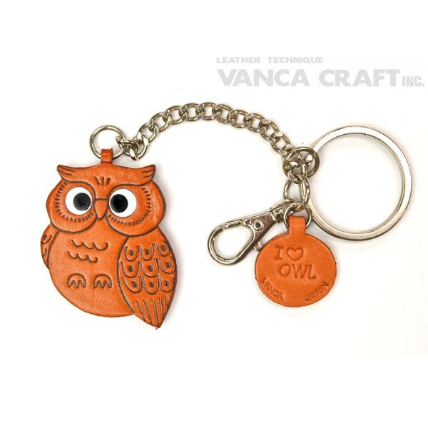 Owl Leather Ring Charm #26051