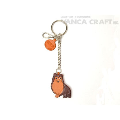 Shetland Sheepdog Leather Ring Charm #26070