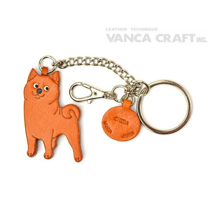 Shiba Leather Ring Charm #26071