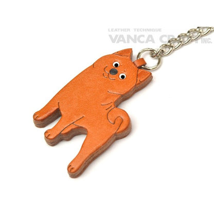 Shiba Leather Ring Charm #26071