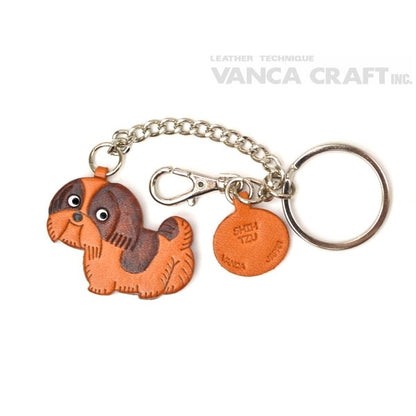 Shih Tzu Leather Ring Charm #26072