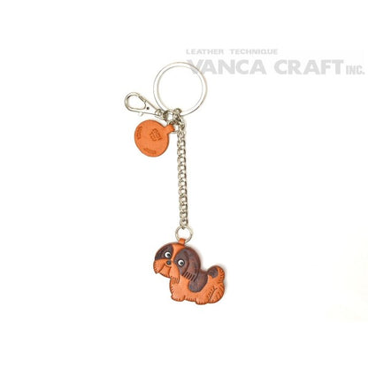 Shih Tzu Leather Ring Charm #26072