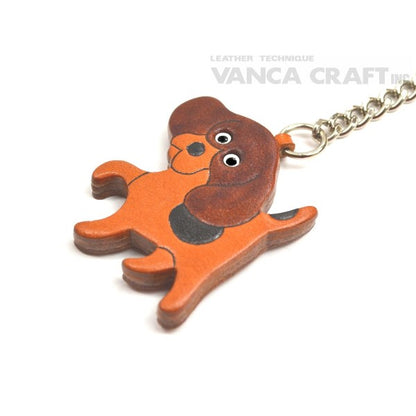 Beagle Leather Ring Charm #26056