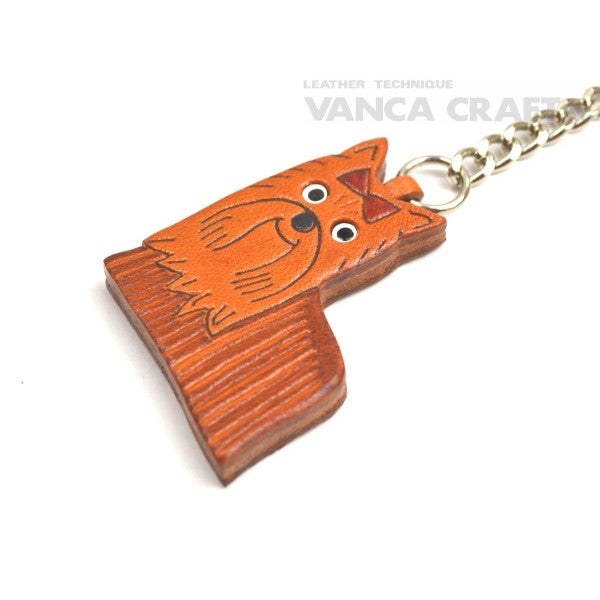 Yorkshire Terrier Leather Ring Charm #26076