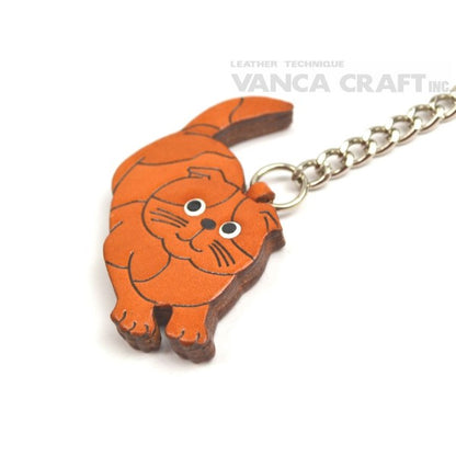 Scottish Fold Leather Ring Charm #26081