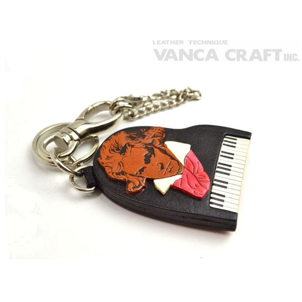 Beethoven Handmade Leather Goods/Bag Charm