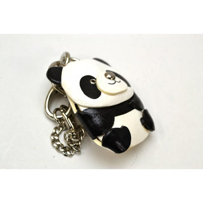 Panda Handmade Leather Animal/Bag Charm