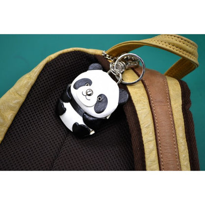 Panda Handmade Leather Animal/Bag Charm