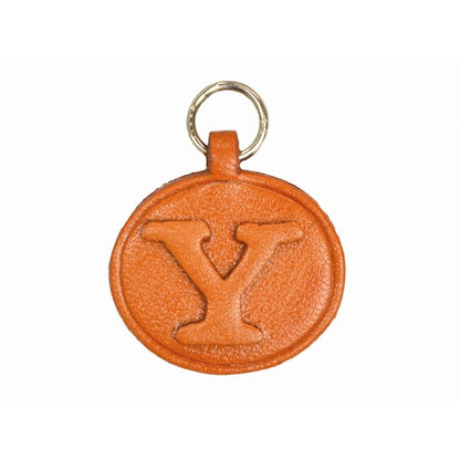 Y Leather Alphabet Charm Bookmarker