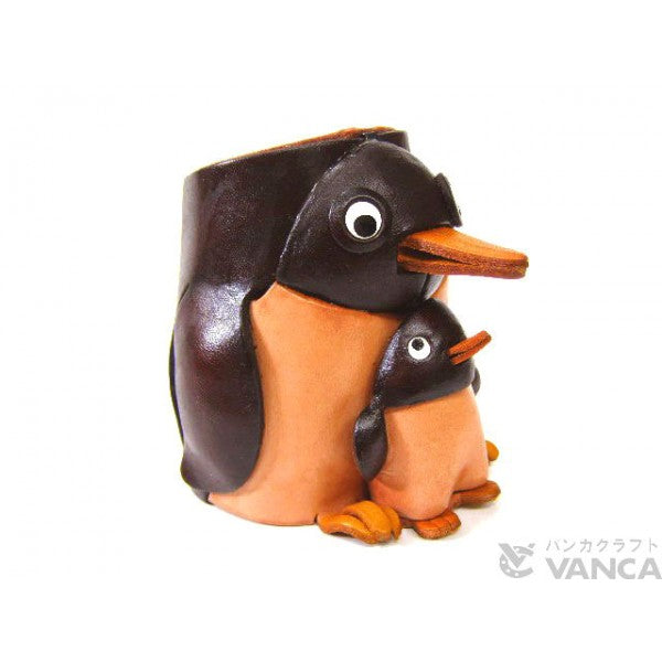 Penguin Handmade Leather Eyeglasses Holder/Stand #26217