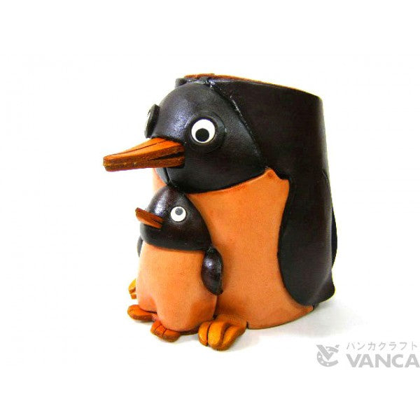 Penguin Handmade Leather Eyeglasses Holder/Stand #26217