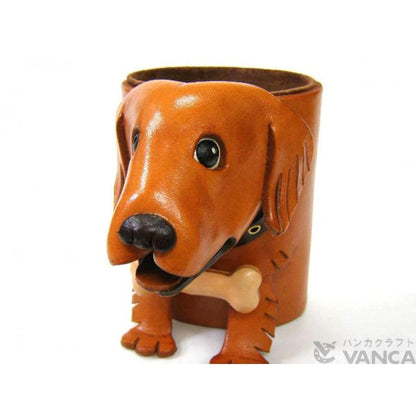 Golden retriever Japanese Leather Eyeglasses Holder/Stand #26207