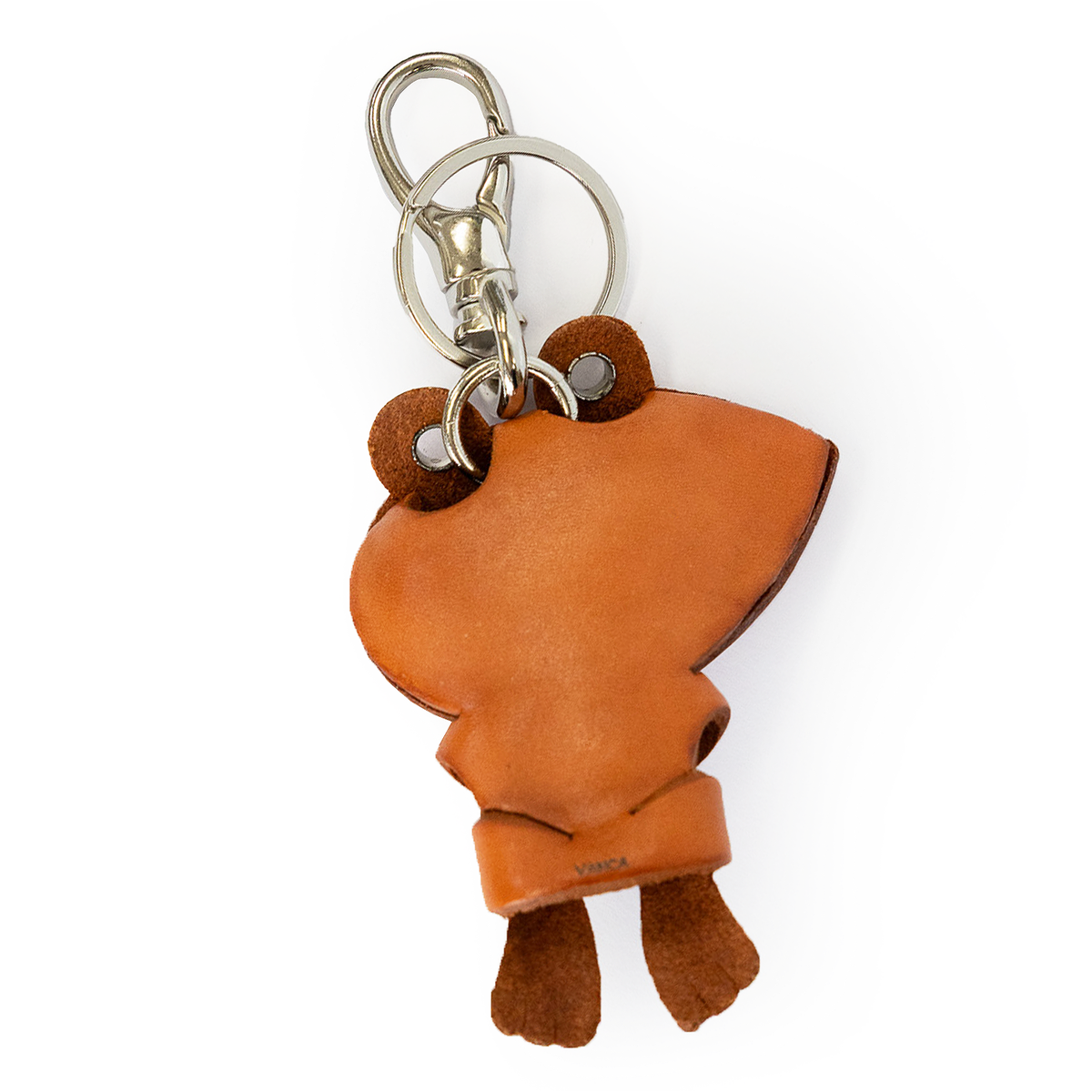 Frog Handmade Leather Animal/Bag Charm