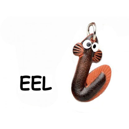 Eel Leather Charm Bookmarker