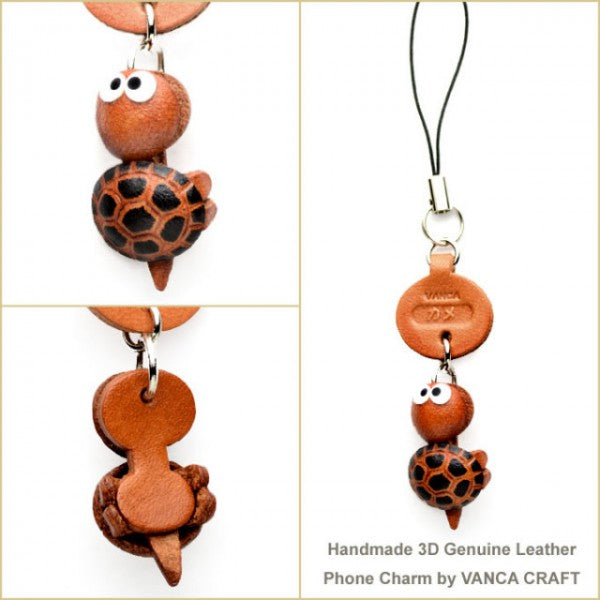 Turtle Japanese Leather Cellularphone Charm Fish