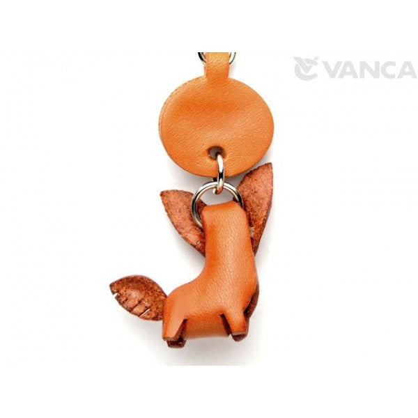 Fox Japanese Leather Keychains Animal