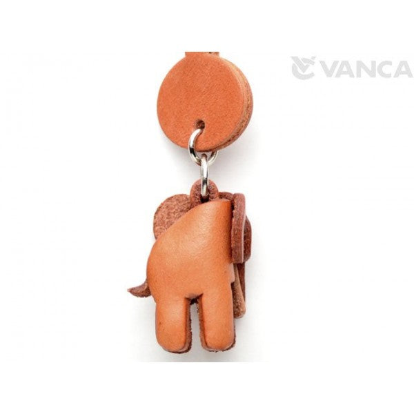 Elephant Japanese Leather Keychains Animal