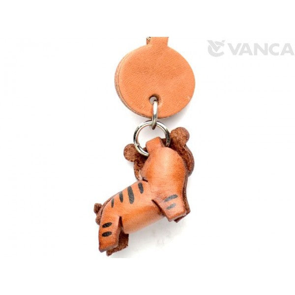 Tiger Japanese Leather Keychains Animal