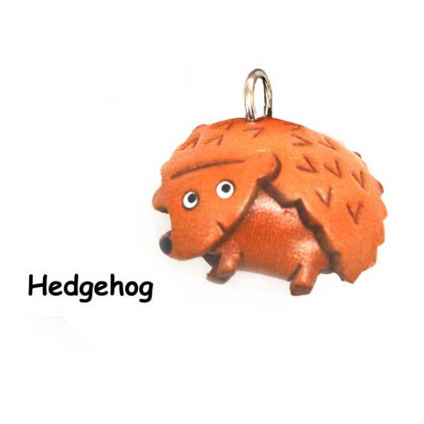 Hedgehog Leather Charm Bookmarker