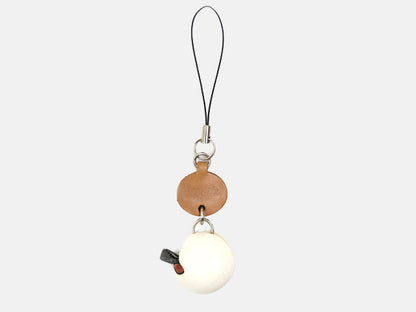 Long tailed tits Japanese Leather Cellularphone Charm Animal