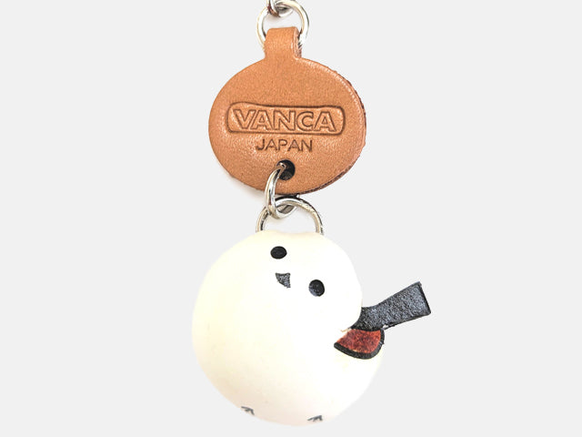 Long tailed tits Japanese Leather Cellularphone Charm Animal