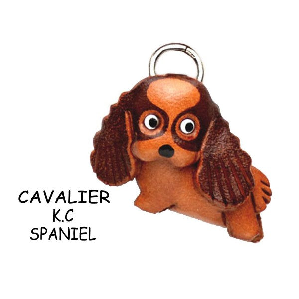 Cavalier Leather dog Charm Bookmarker