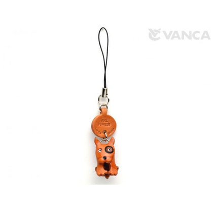 Bull Terrier Leather Dog Cellularphone Charm