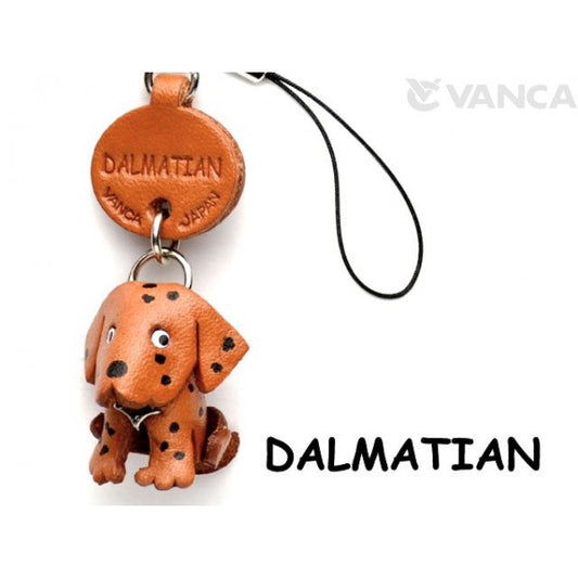 Dalmatian Leather Cellularphone Charm