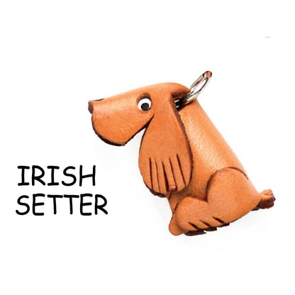 Irish setter Leather dog Charm Bookmarker