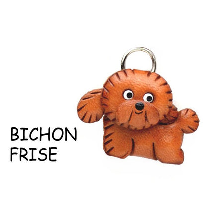 Bichon frise Leather dog Charm Bookmarker