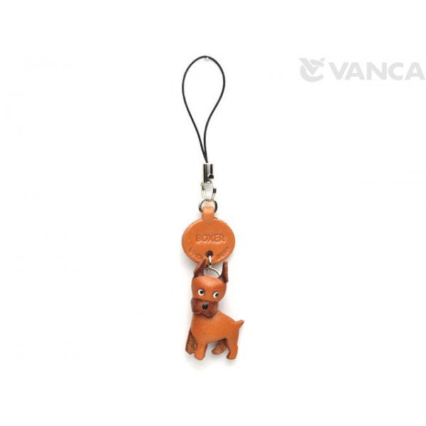 Boxer Japanese Leather Cellularphone Charm