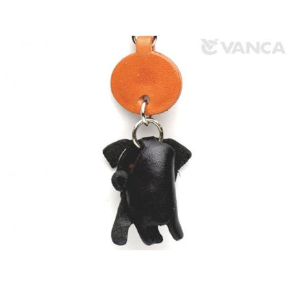 Pug Black Leather Cellularphone Charm #46752