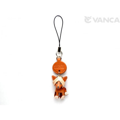 Chinese Crested Leather Cellularphone Charm #46780