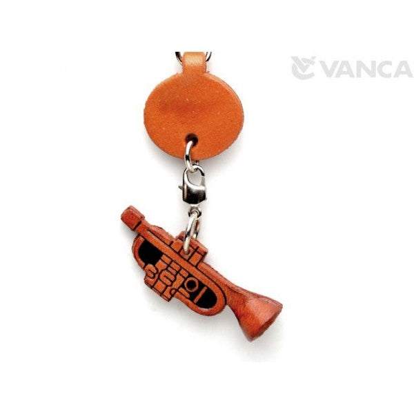 Trumpet Leather Cellularphone Charm