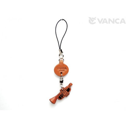 Trumpet Leather Cellularphone Charm