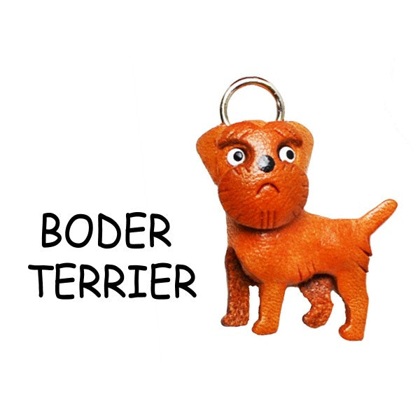 Border terrier Leather dog Charm Bookmarker