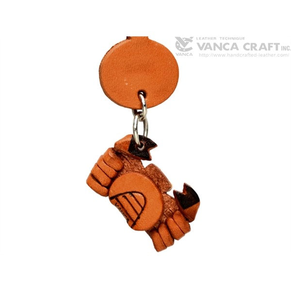 Crab Japanese Leather Keychains Fish