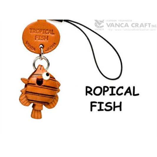 Tropical fish Japanese Leather Cellularphone Charm Fish