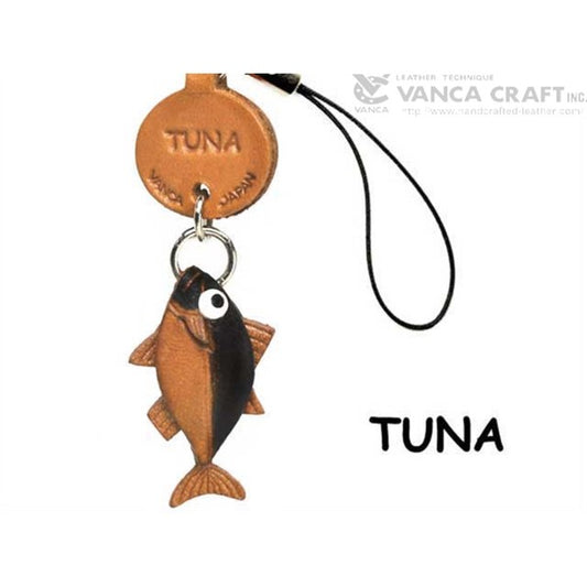 Tuna Japanese Leather Cellularphone Charm Fish