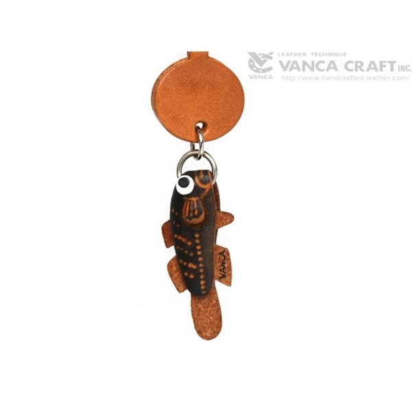 Goby Japanese Leather Keychains Fish