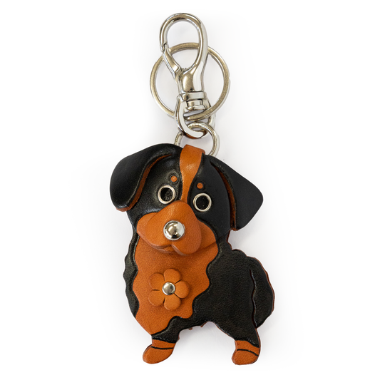 Bernese Mountain Dog Leather Dog/Bag Charm