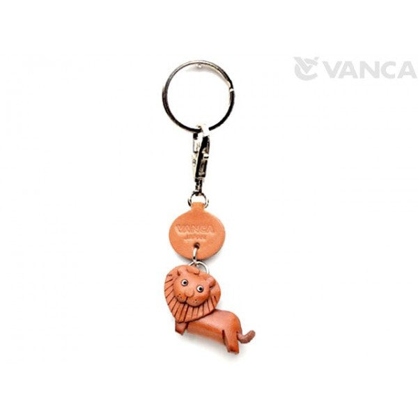 Lion Japanese Leather Keychains Animal