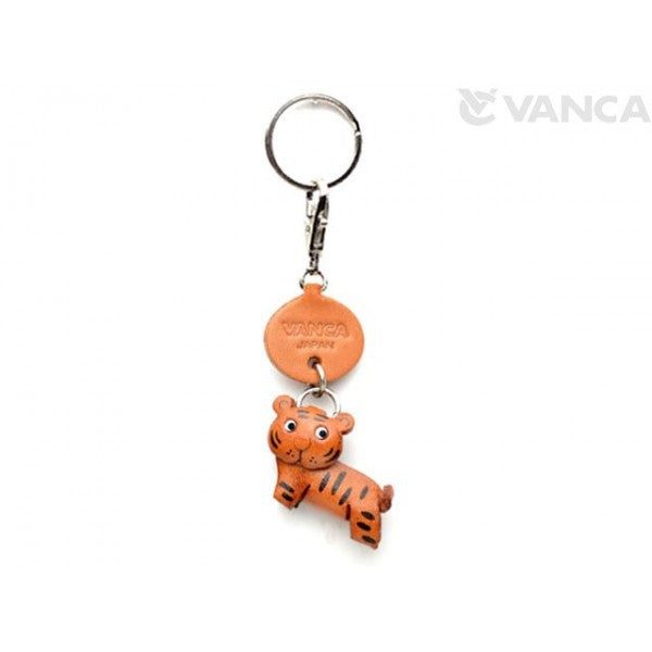 Tiger Japanese Leather Keychains Animal