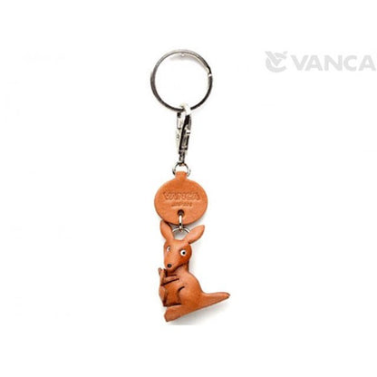 Kangaroo Japanese Leather Keychains Animal