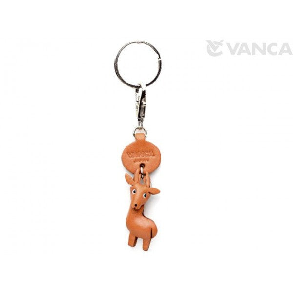 Deer Japanese Leather Keychains Animal